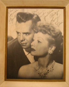 Signed Portrait “For Joanne and Pepito, Our Love and Gratitude Always, Lucy and Desi” (1945)